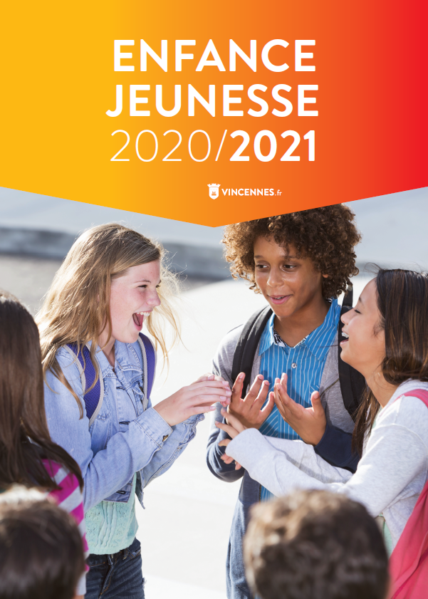 Couverture du guide enfance jeunesse 2020-2021