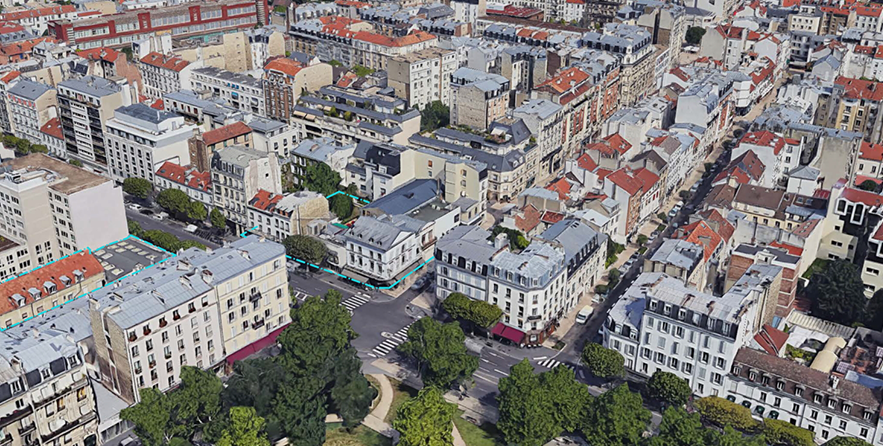 Aménagement du bâti avenue de Paris