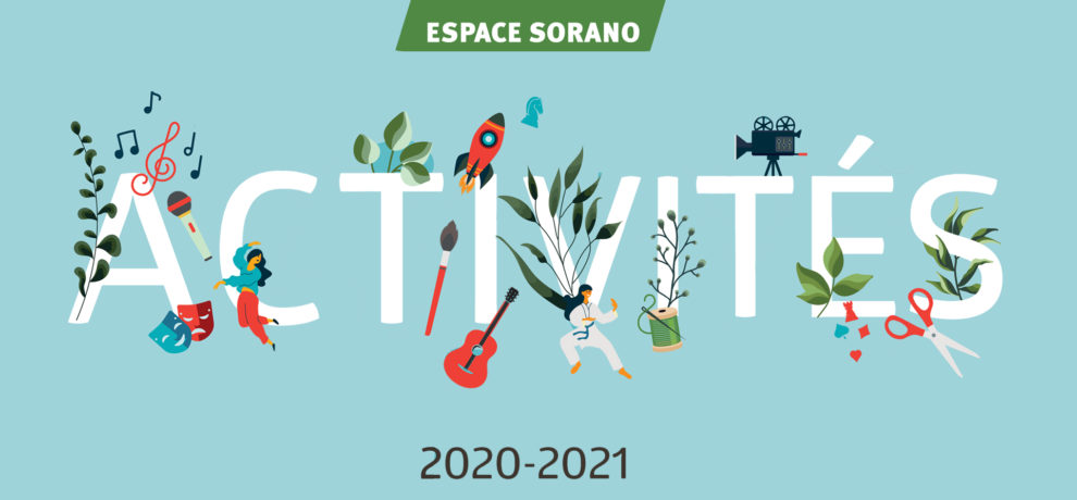 affiche de la saison 2020 de l'espace sorano