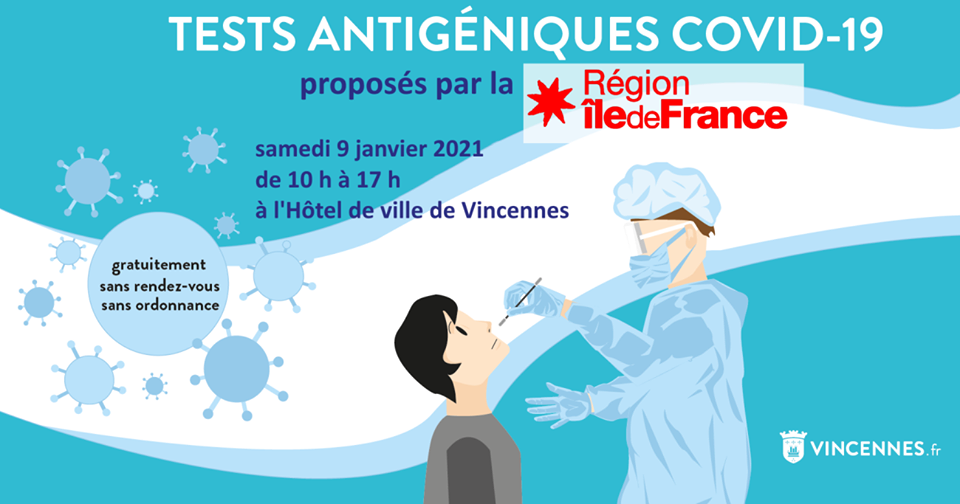 Tests antigéniques Région Ile-de-France