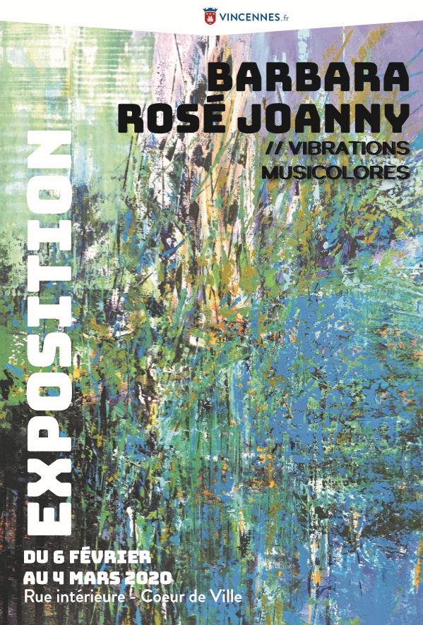 Affiche de l'exposition de Barbara Rosé Joanny