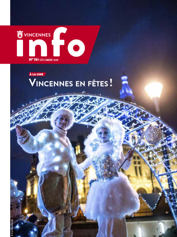 couverture Vincennes Info décembre 2019