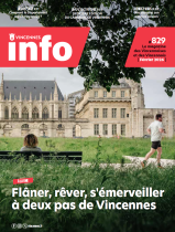 Première de couverture avec une photo de Vincennes devant le château