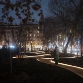 Photo abords du château illuminé