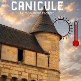 une photo du chateau de vincennes avec écrit canicule dessus