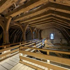 Visite combles chapelle crédit Sylvain Gaio