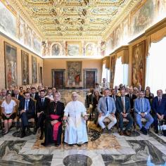 Voyage d'études de Maires du Val-de-Marne à Rome avec audience du pape Léon XIV