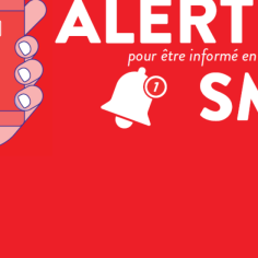 illustration alerte avec des pictogrammes visuels