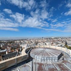 photo de haut depuis le donjon du Château de Vincennes