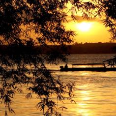 photo d'un couché de soleil 