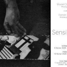 Invitation en noir et blanc