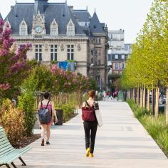 Photo de Vincennes au printemps, fleurie