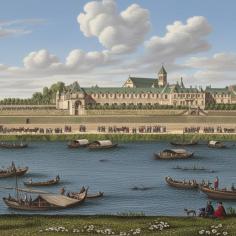 peinture du château de Conflans