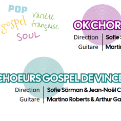 Affiche Chœurs Gospel de Vincennes et OK Chorale