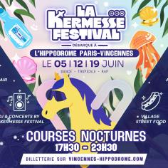 affiche de l'événement avec une illustration d'un cheval