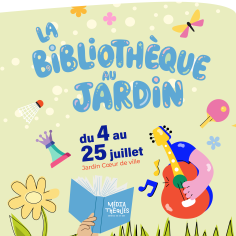 illustration avec des objets notamment un livre, des fleurs