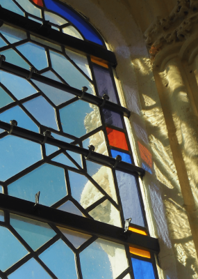 image verre coloré et lumineux