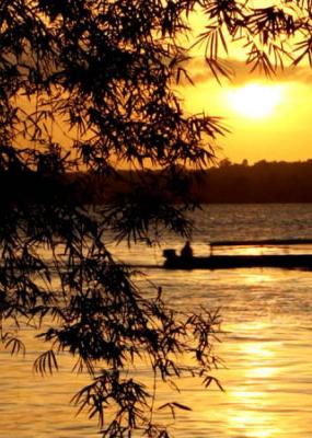 photo d'un couché de soleil 