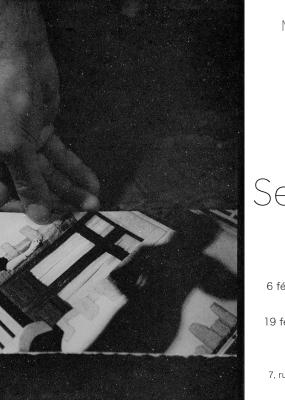 Invitation en noir et blanc