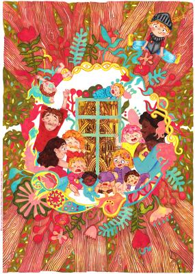 animation d'enfant qui s'amusent