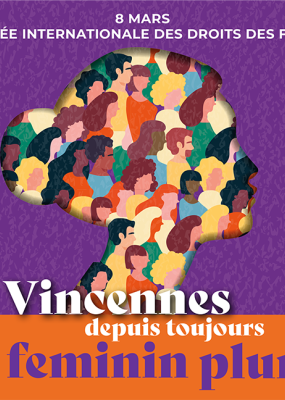 affiche officielle de la Journée internationale des droits des femmes 2026 en format bandeau