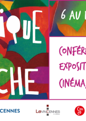 Affiche Afrique en marche avec plein de couleur