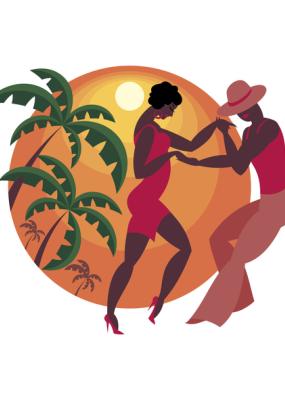 La danse salsa - Illustration