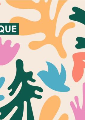 illustration de feuilles dans différentes couleurs