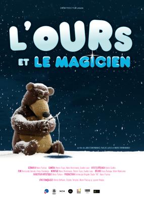 Affiche officielle du film ou on voit un ours qui pêche sur une banquise 