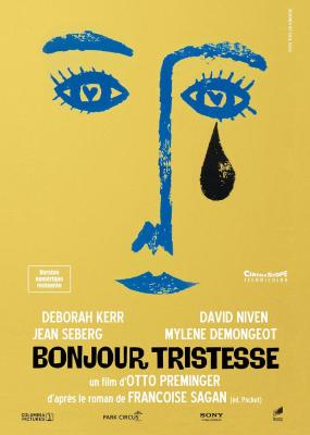 affiche officielle du film ou un voit un vissage dessinée de manière abstraite sur un fond jaund