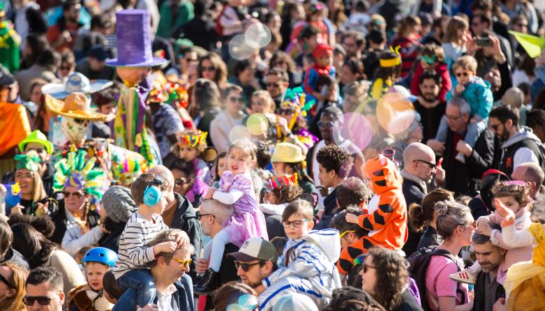 foule carnaval à vincennes