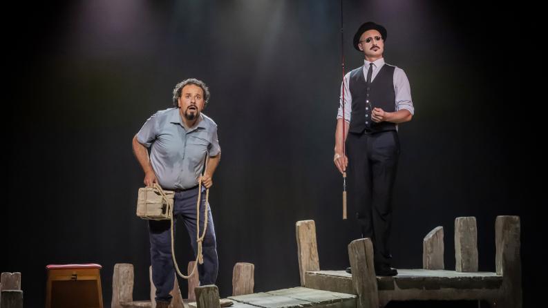 l'homme et le pêcheur