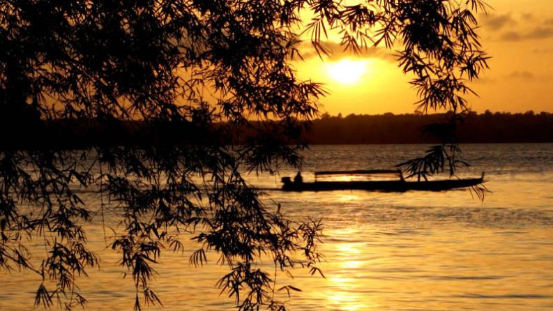 photo d'un couché de soleil 