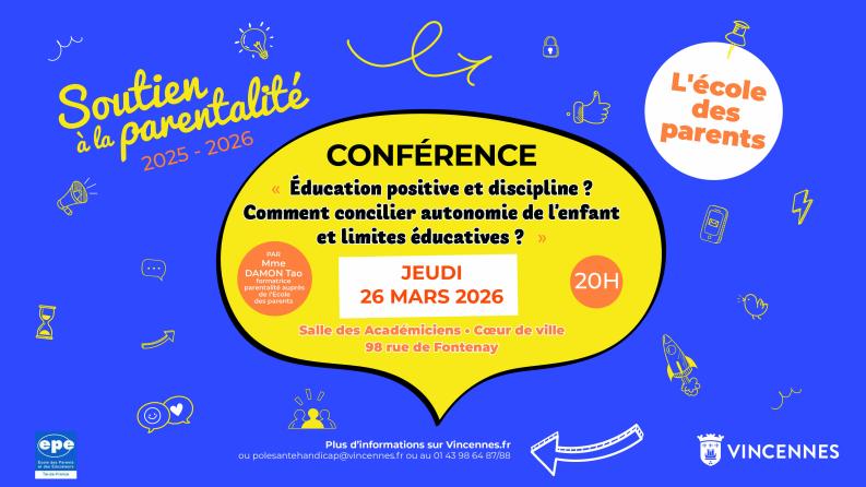 affiche officielle école des parents en illustration