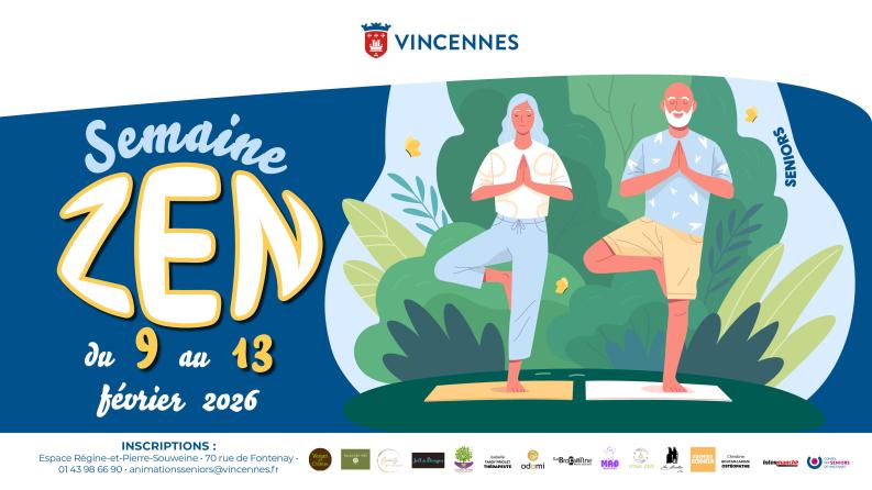 illustration de deux seniors en position yoga