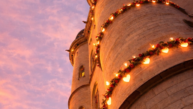 IMage d'en bas du Donjon du Château