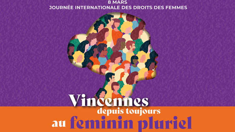 affiche officielle de la Journée internationale des droits des femmes 2026 en format bandeau