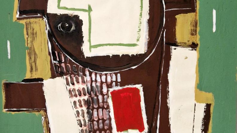 Un tableau tableau abstrait de Julien Vignikin