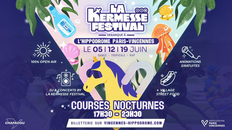 affiche de l'événement avec une illustration d'un cheval