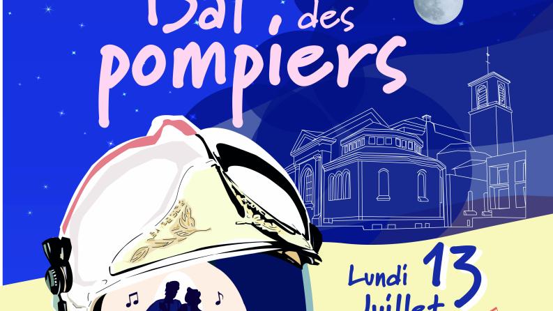 AFFICHE bal des pompiers