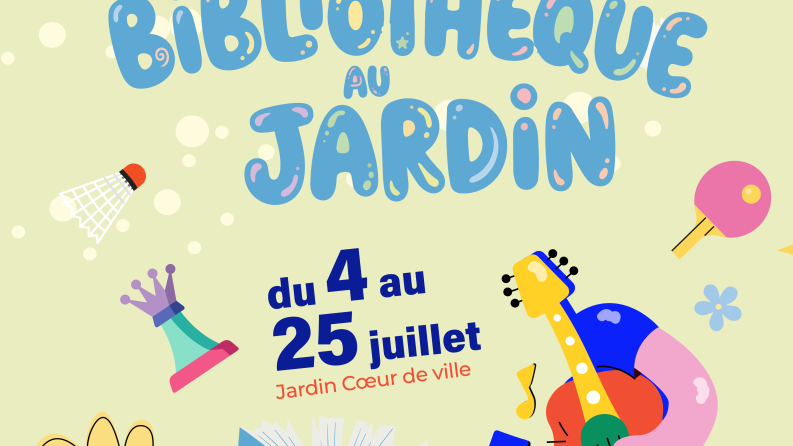 illustration avec des objets notamment un livre, des fleurs