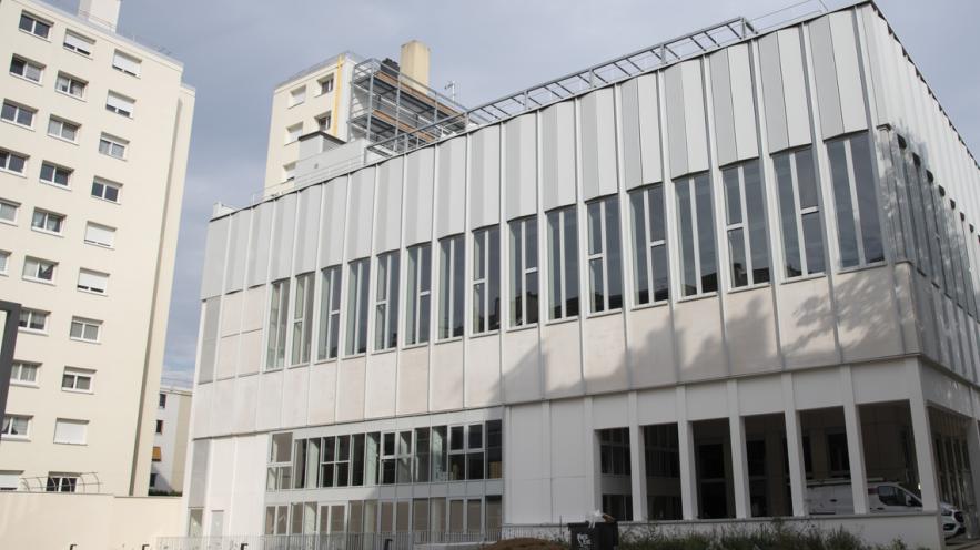 Centre sportif Isabelle Autissier en construction