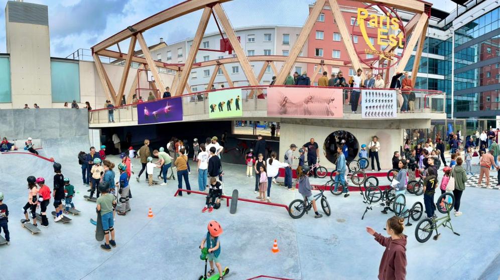 Skatepark et city stade Alice Milliat