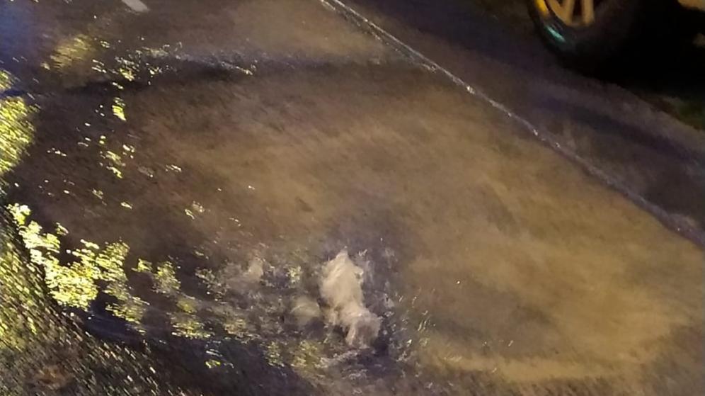 Fuite d'eau 30 novembre