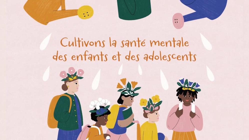 affiche officielle de l'Unicef sur la Consultation nationale