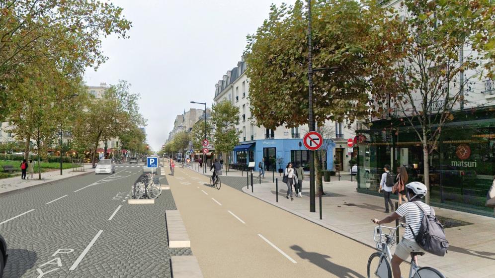 avenue de Pris - esquisse après travaux (c) CD94