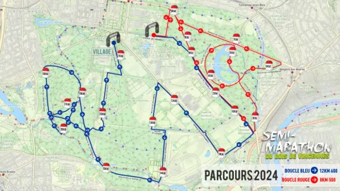Parcours Semi-marathon