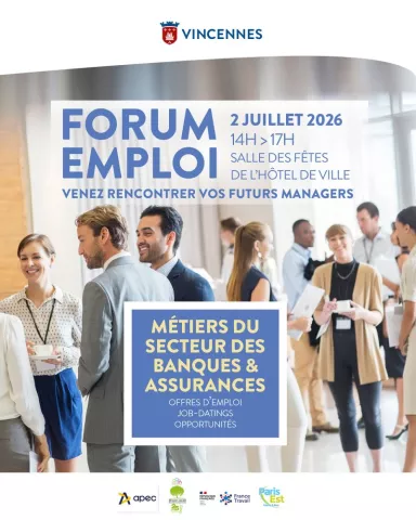 Forum emploi : les métiers de la banque & des assurances