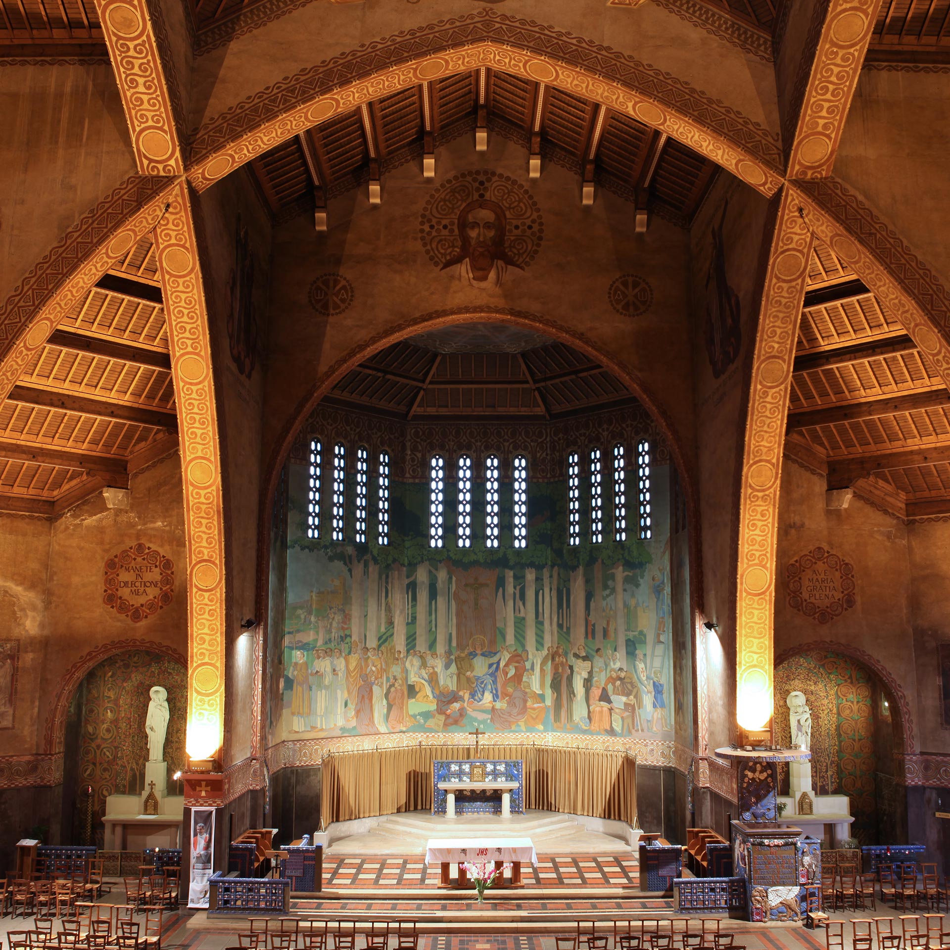 intérieur de l'église saint louis